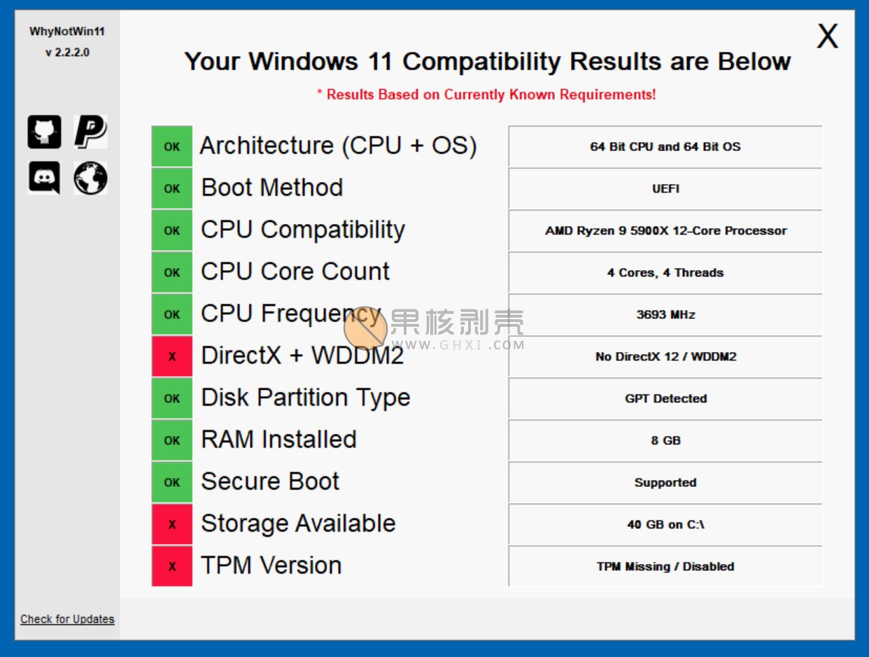 WhyNotWin11(win11检测工具) v2.6.1.0