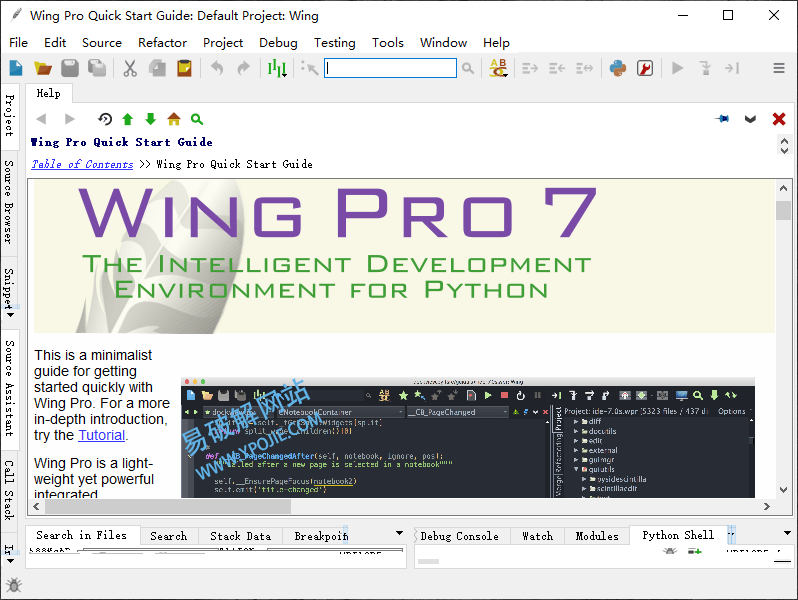 Wing IDE Pro v10.0.6 全功能Python IDE集成开发环境