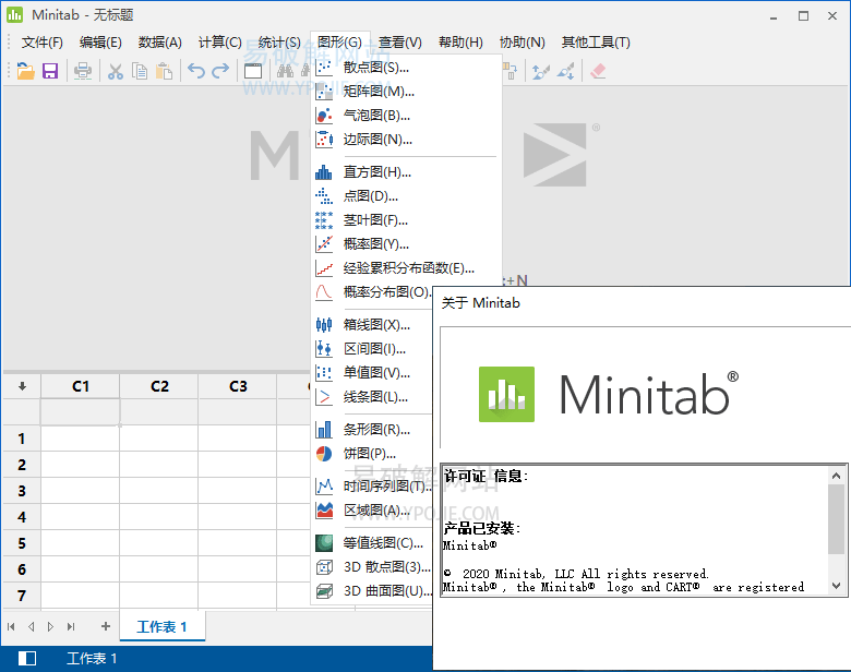 MiniTAB v22.1.0 x64 / 19.2020 数据分析管理改进工具